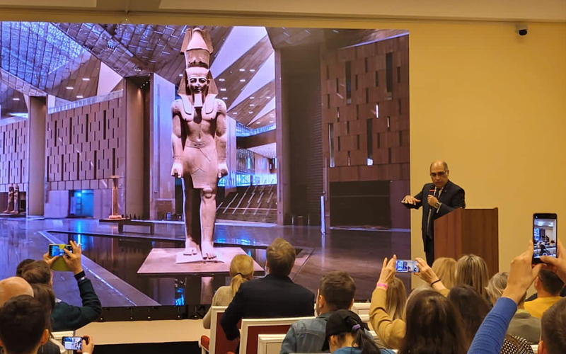 الجناح المصرى فى المعرض السياحى الدولى ببولندا يفوز بجائزة أفضل جناح